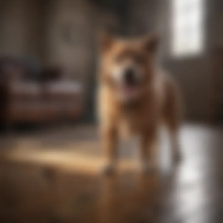 Cleaning supplies for removing dog urine