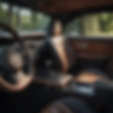 Thoroughly cleaned car interior after vomit removal