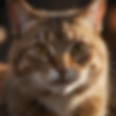 Understanding Cat Behavior A visual representation of cat behavior and territorial instincts.