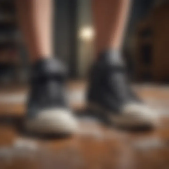 Footwear with natural odor absorbers like baking soda and charcoal