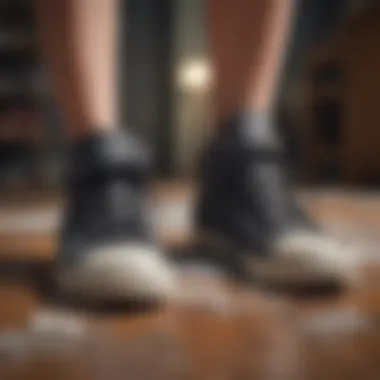 Natural Odor Absorbers for Shoes Footwear with natural odor absorbers like baking soda and charcoal