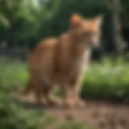 A garden with natural deterrents