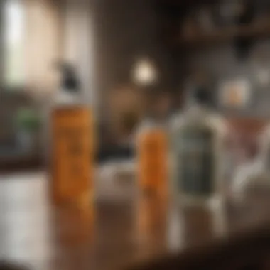 Natural Cleaning Agents on a Table Natural cleaning agents on a table