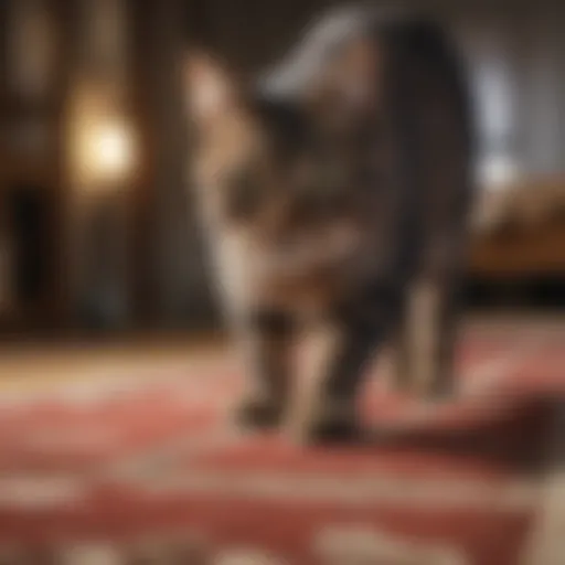 Freshly cleaned carpet with no odor
