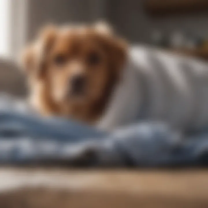 Close-up of freshly laundered clothes with no odor