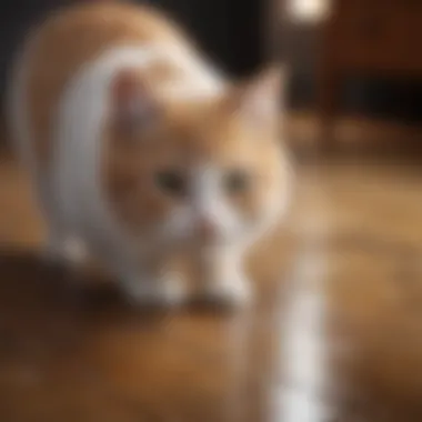 Technique for Cleaning Fresh Cat Urine Fresh cat urine cleaning technique