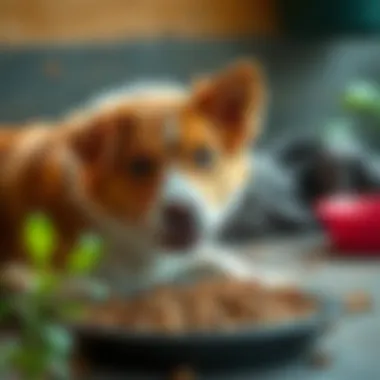 Maintaining a Clean Feeding Environment Cleaning routine in pet feeding area