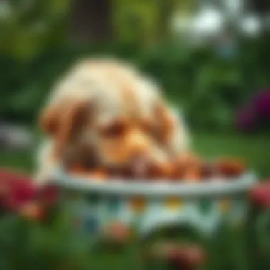 Creating a Pest-Free Zone for Your Dog's Food Dog food being served in a pest-free zone