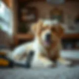 Tools for cleaning dog urine from carpet