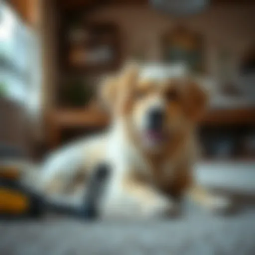 Tools for cleaning dog urine from carpet