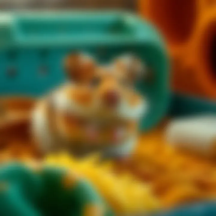 Essential cleaning tools for hamster cage maintenance
