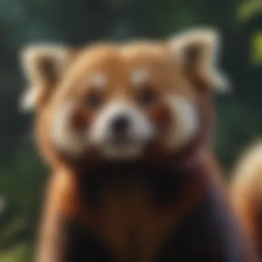 An infographic depicting the legal requirements for owning a red panda.