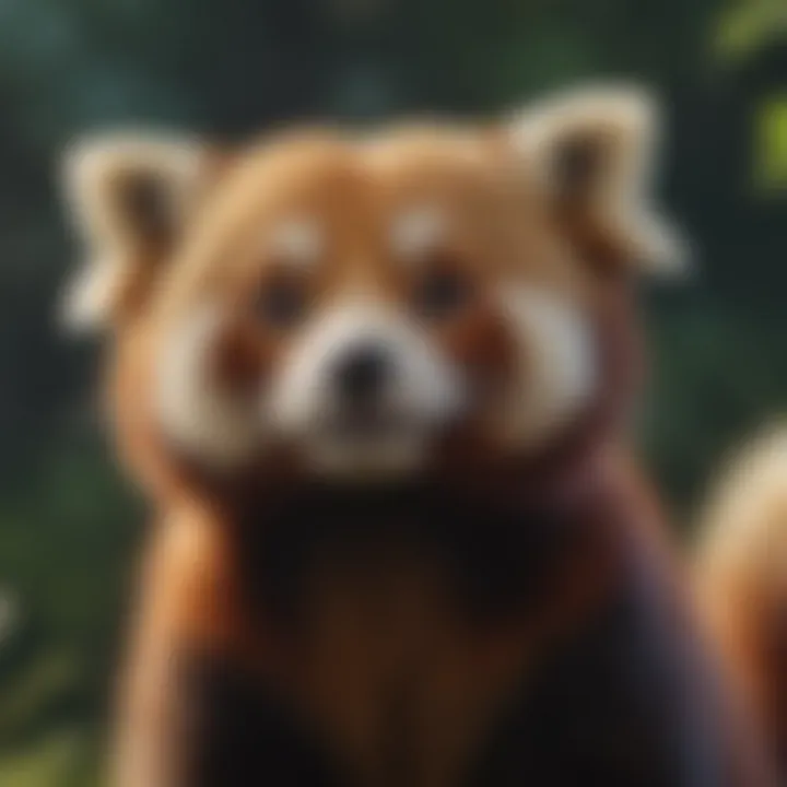 An infographic depicting the legal requirements for owning a red panda.