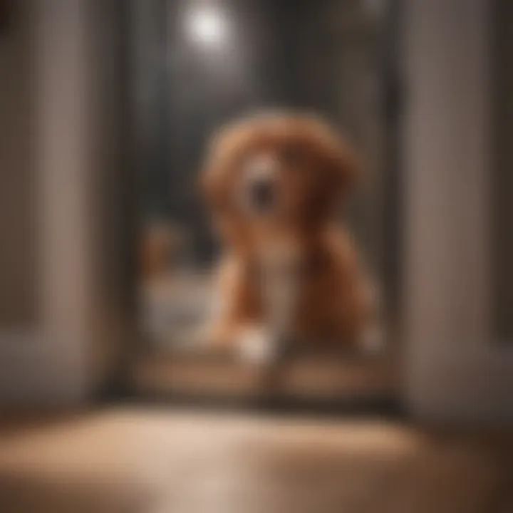 A visual representation of security features in automatic doggy doors