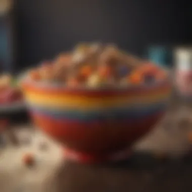 A Colorful Bowl: Additives that Boost Nutrition A balanced bowl of dog food showcasing various colorful additives