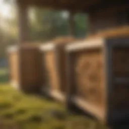 A corner hay feeder designed for horses, showcasing its unique structure and functionality.