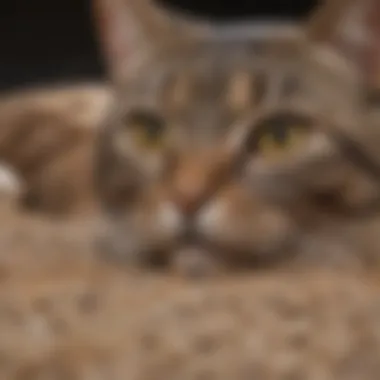 A variety of cat litter options displayed, showcasing clay, natural, and innovative types.
