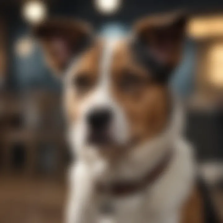 Adoption event featuring various dog mix breeds