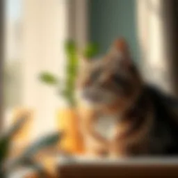 A serene space designed for cats