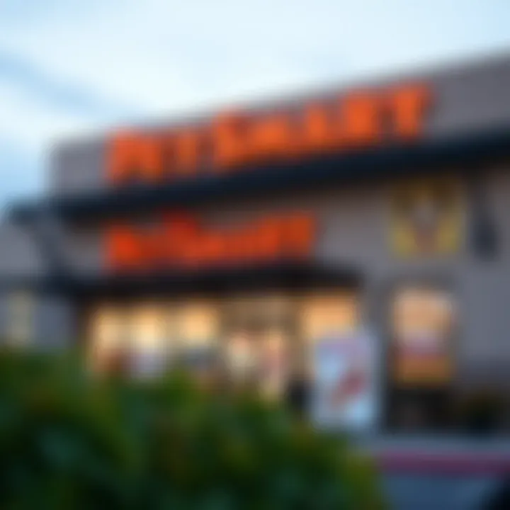 PetSmart location exterior showcasing services