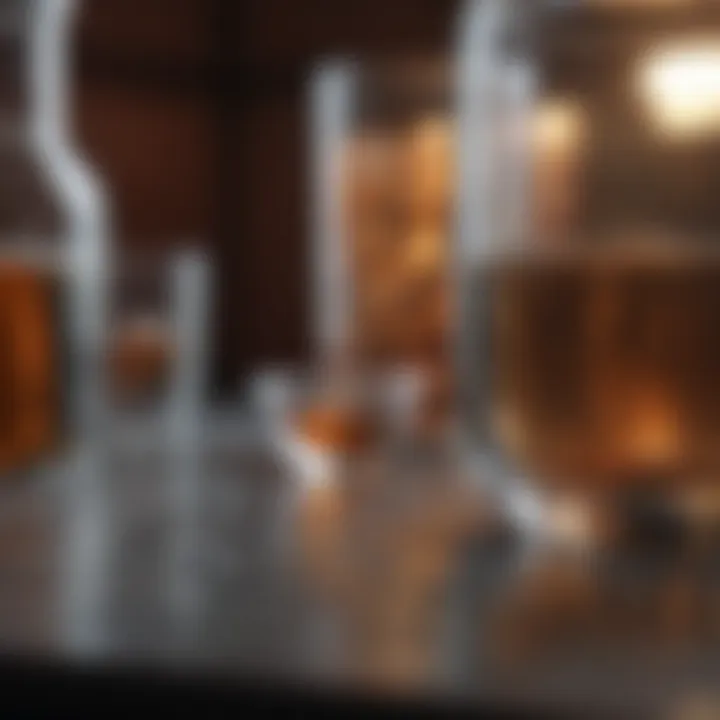 Financial graphs illustrating investment potential in laboratories