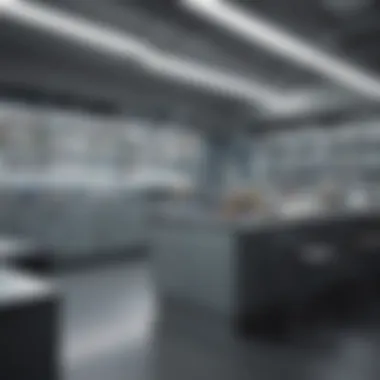 Interior of a Modern Laboratory in Kansas A modern lab facility showcasing its interior design