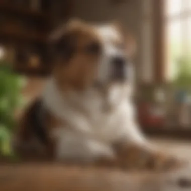 Natural Supplements for Pet Wellness An assortment of natural supplements and herbs that support pet health