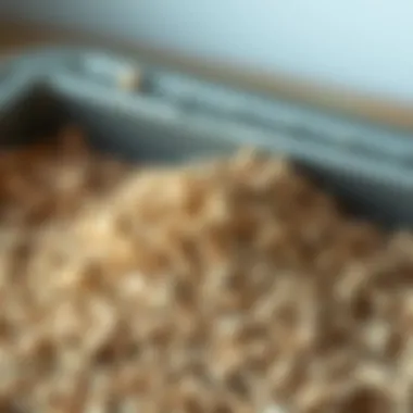 Composition of non-clumping clay litter