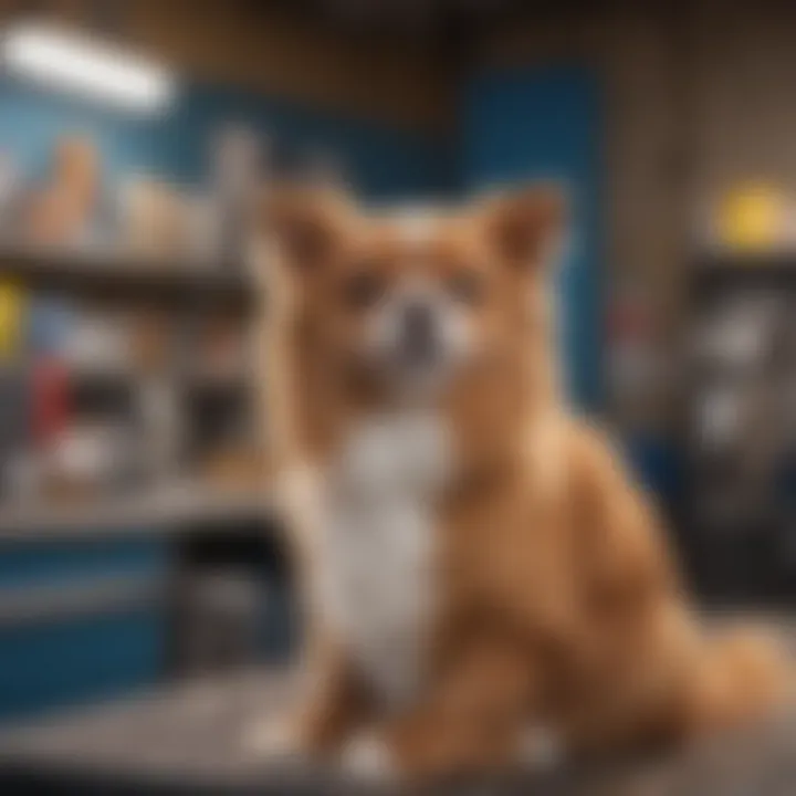 Grooming tools used at PetSmart