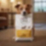 Purina One dog food bag displayed at Walmart