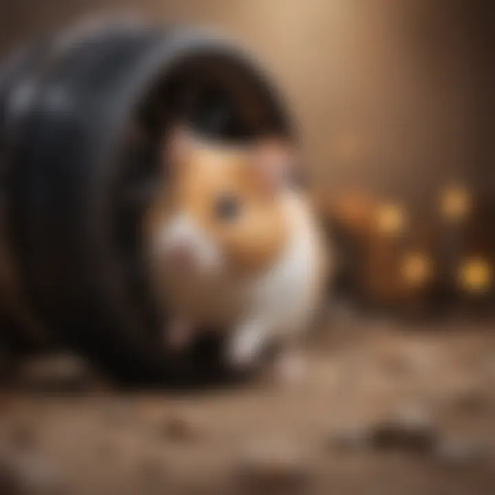 Different types of silent wheels available for hamsters