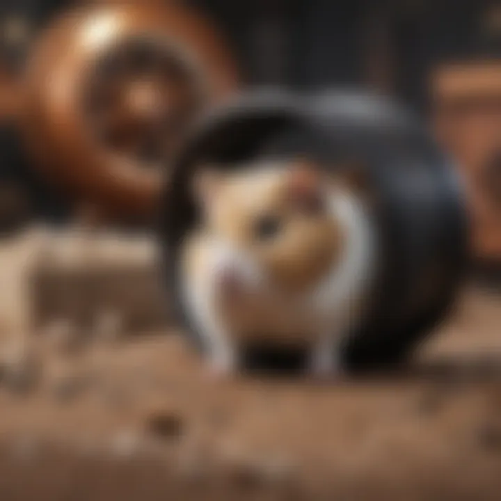 Materials used in constructing silent wheels for hamsters