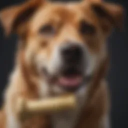 Variety of natural chew bones for dogs