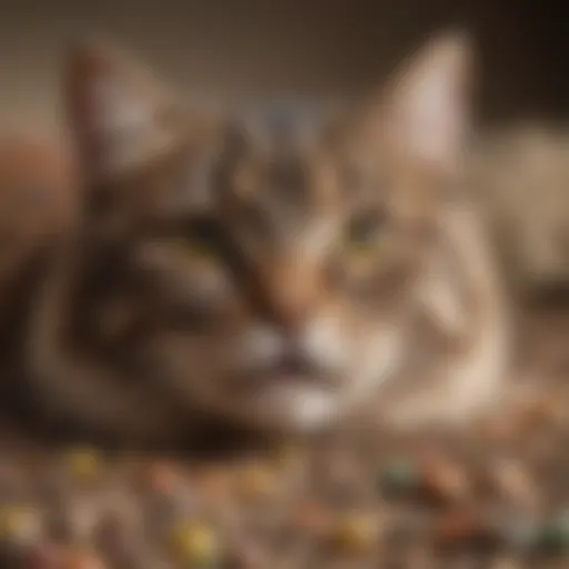 A collection of various compostable cat litter types showcasing their natural materials.