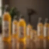 Bottles of various pet urine deodorizers