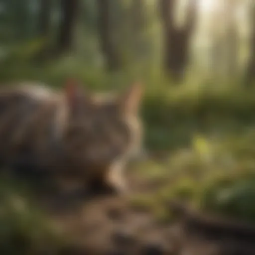 A diverse selection of foraged wild foods suitable for pets