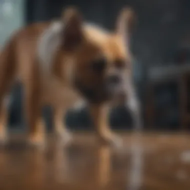 French Bulldog Hydration in Action French Bulldog drinking water with enthusiasm