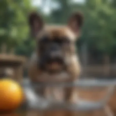 Healthy Hydration for Your Frenchie Healthy French Bulldog enjoying fresh water