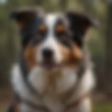 Training Techniques to Enhance Intelligence in Australian Shepherds Australian Shepherd engaging in a training session