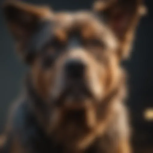 A powerful and alert breed showcasing its natural instincts