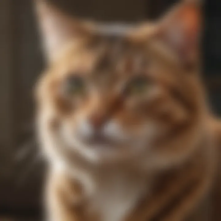 A cultural collage showcasing various global interpretations of cats and their resilience