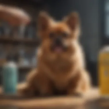 Choosing the Right Dog Shampoo Pet owner selecting the best shampoo for their dog