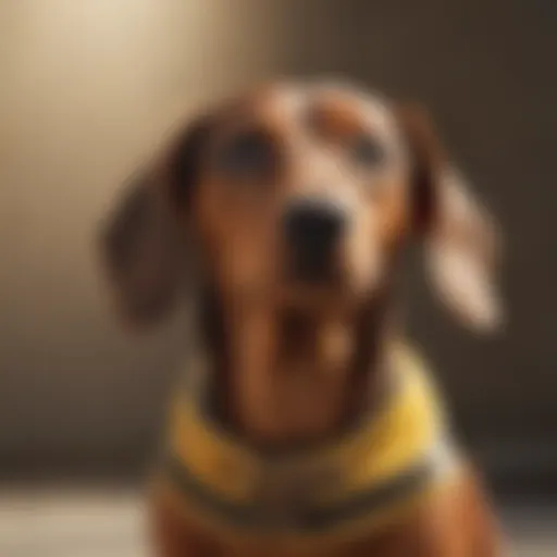 Colorful dachshund-themed apparel for pet lovers