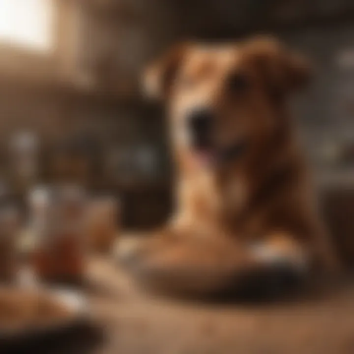 An infographic illustrating the nutritional standards for dog food.