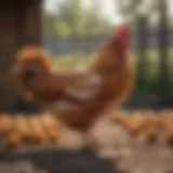 Nutritional chart for free-range chickens