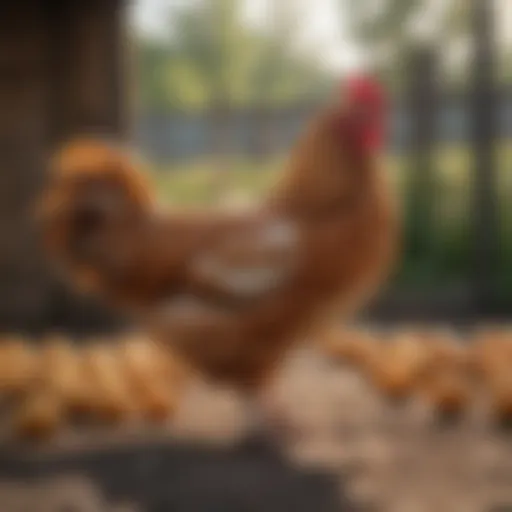 Nutritional chart for free-range chickens
