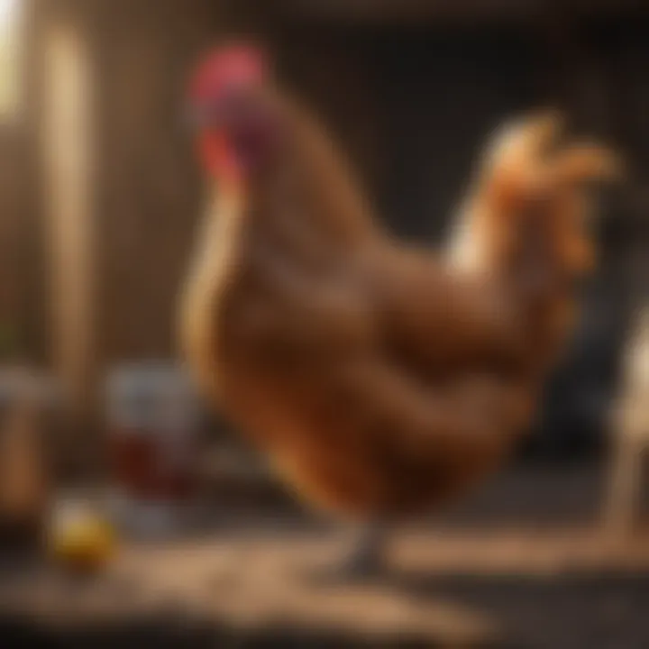 Variety of feed supplements for chickens