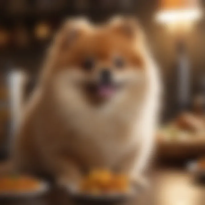 Variety of puppy food types suitable for Pomeranians