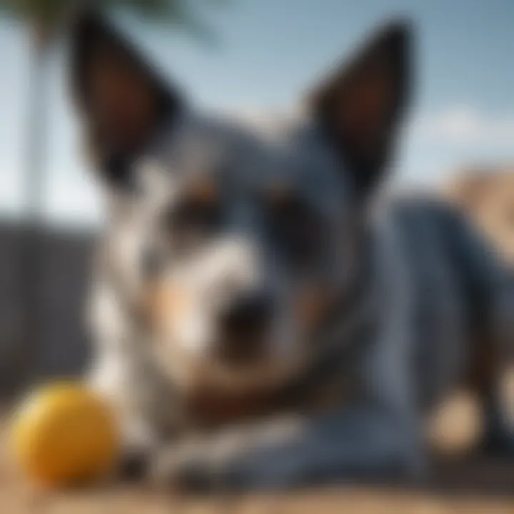 Measuring portion sizes for a Blue Heeler