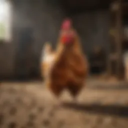 Nutrient-rich feed for healthy chickens
